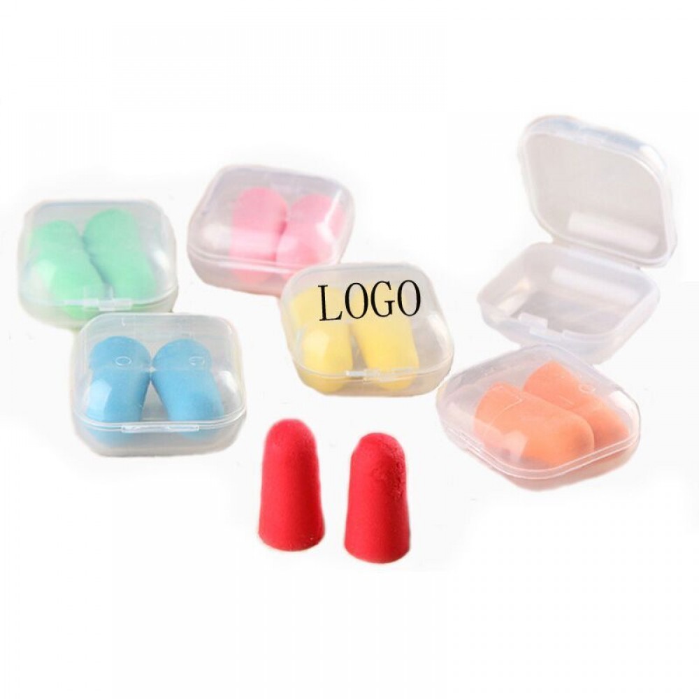 Customized PU Earplugs In Plastic Case