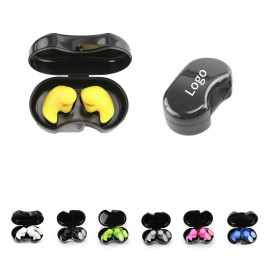 Logo Branded Custom Swimming Earplugs In Case