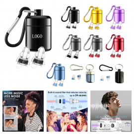 Promotional Travel Noise Isolation Silicone Earplugs