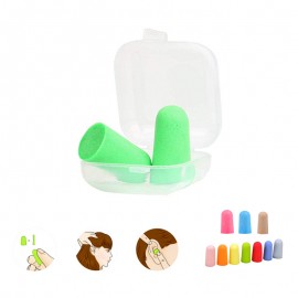 Personalized Sponge Earplugs in Square Case