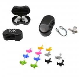 Customized Swimming Silicone Waterproof Noise Cancelling Earplugs