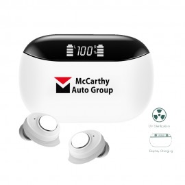 Promotional Huxley TWS Earbuds with UV-C Disinfection  Promotional Huxley TWS Earbuds with UV-C Disinfection