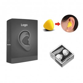 Moldable Noise Cancelling Earplugs with Logo