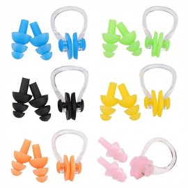 Swimming Nose Clip Earplugs Set with Logo