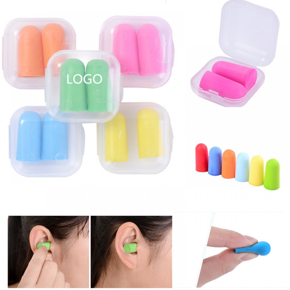 Earplug with Clear Case with Logo