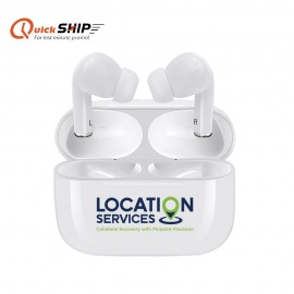 Zuma Waterproof Wireless Earbuds-Wireless Charging TWS with Logo