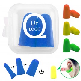 Personalized Soft Foam Earplugs With Case