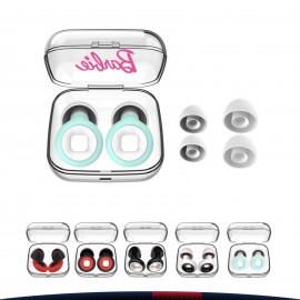 Personalized Blaue Silicone Earplugs