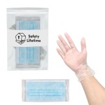 Logo Imprinted Mask & Gloves Kit