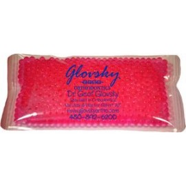 Logo Branded Gel Beads Cold/ Hot Therapy Pack (4.5"x8")  Logo Branded Gel Beads Cold/ Hot Therapy Pack (4.5"x8")