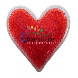 Custom Imprinted Heart Gel Bead Hot/Cold Pack (Full Color Digital)
