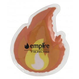 Logo Branded Hot/Cold Gel Bead Packs - Flame