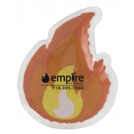 Hot/Cold Gel Bead Packs - Flame with Logo