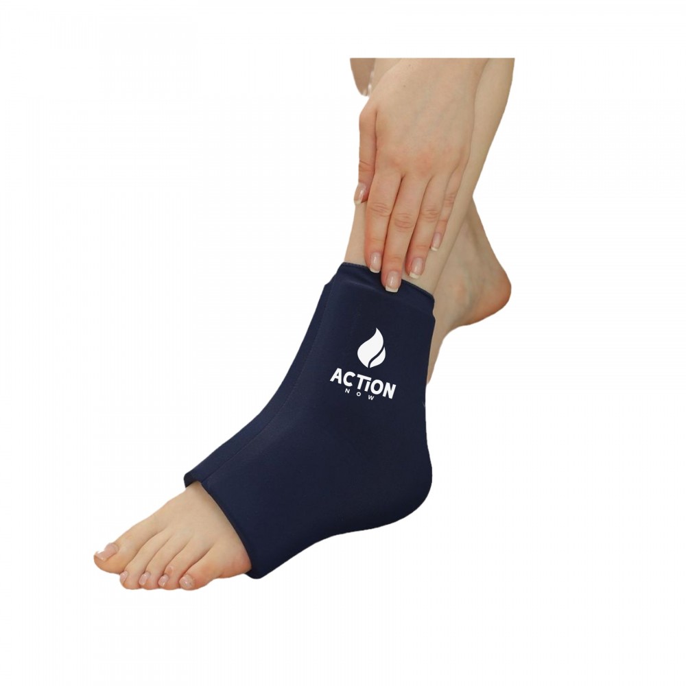 Hot Cold Ankle Foot Gel Ice Pack Wrap with Logo