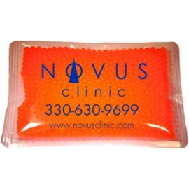 Gel Beads Cold/ Hot Therapy Pack (6"x8") with Logo  Gel Beads Cold/ Hot Therapy Pack (6"x8") with Logo