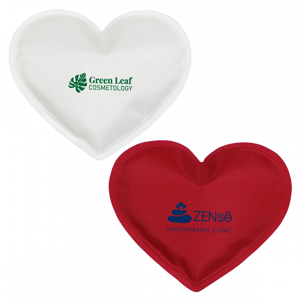 Promotional Heart Nylon-Covered Hot/Cold Pack