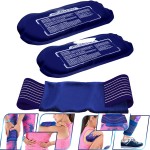 Customized 2 Reusable Hot and Cold Ice Packs