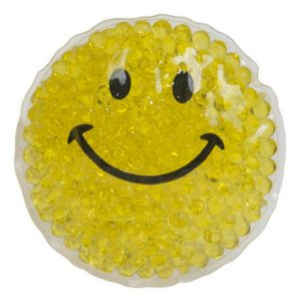 Promotional Smiley Gel Beads Hot/Cold Pack