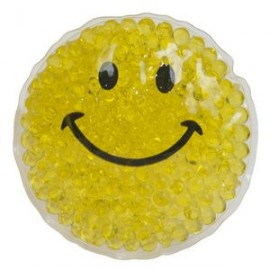 Logo Branded Smiley Gel Beads Hot/Cold Pack