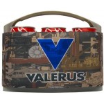 Custom Imprinted V6 Carrier Beverage Hugger Oilfield Camo Cooler