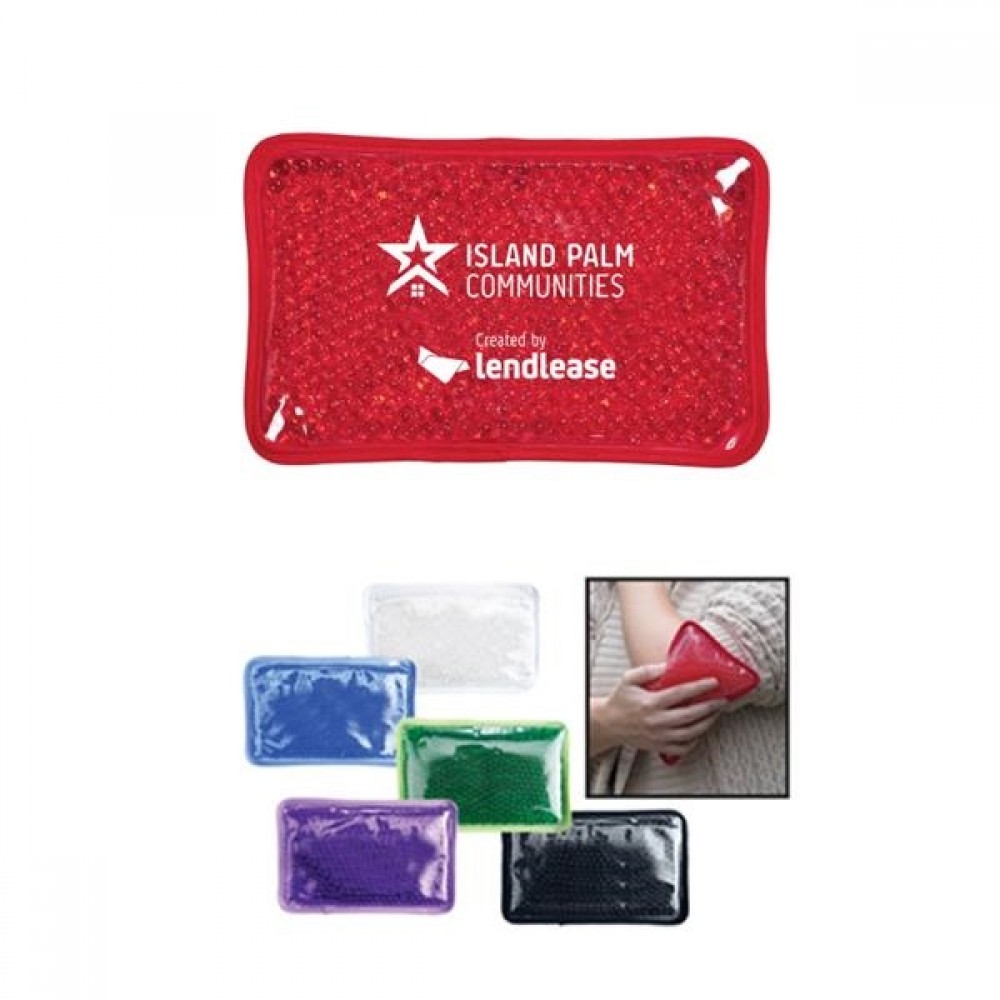 Logo Branded Hot/Cold Pack With Plush Backing Logo Branded Hot/Cold Pack With Plush Backing