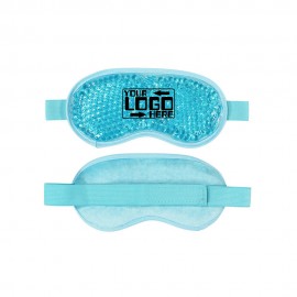 Plush Gel Beads Hot/Cold Eye Mask with Logo  Plush Gel Beads Hot/Cold Eye Mask with Logo