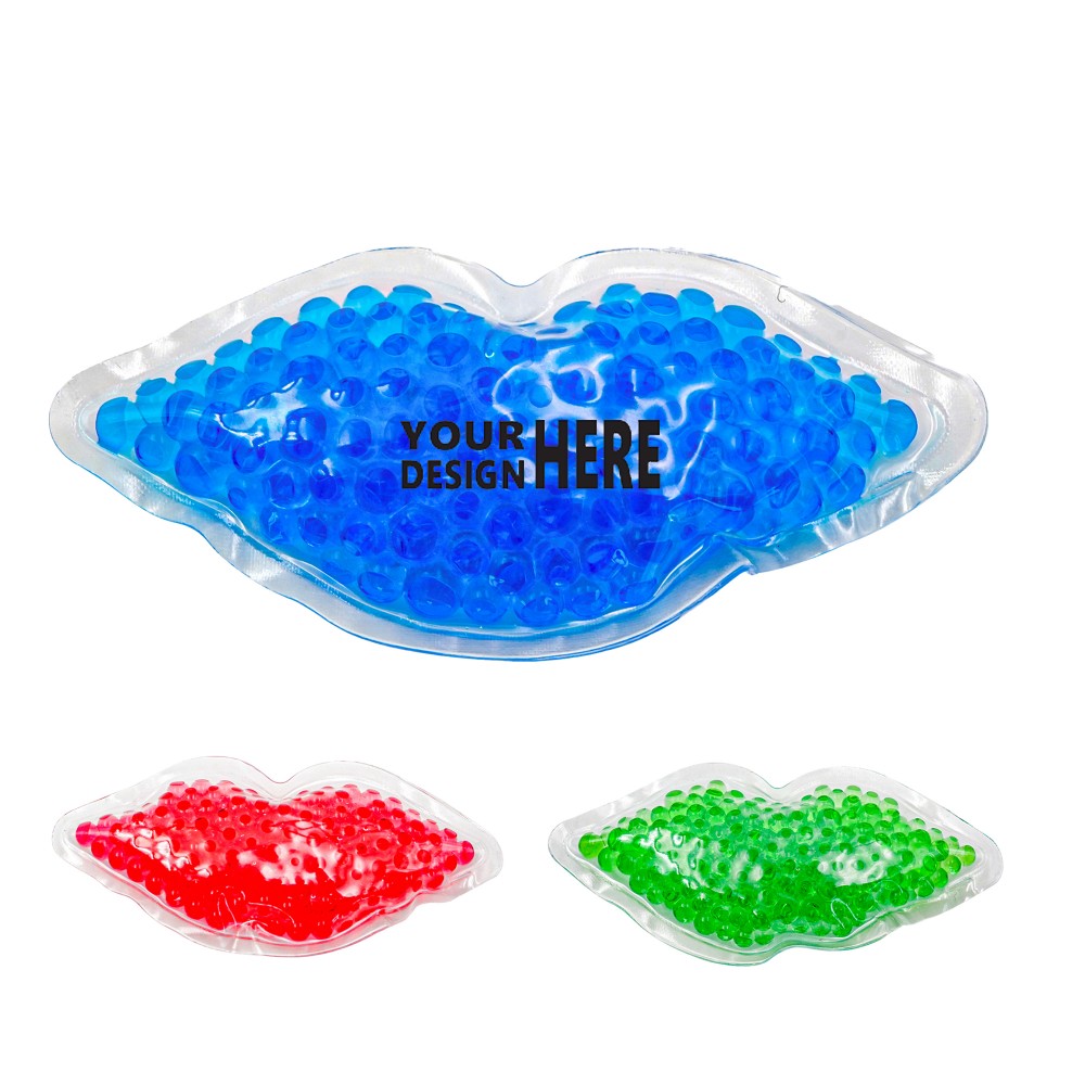 Mini Lips Hot/Cold Gel Pack with Logo