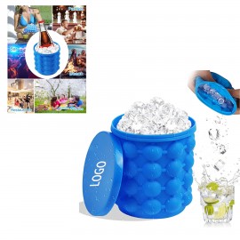 Personalized Large Cylindrical Silicone Ice Bucket  Personalized Large Cylindrical Silicone Ice Bucket