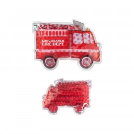Fire Engine Hot/Cold Gel Pack with Logo  Fire Engine Hot/Cold Gel Pack with Logo