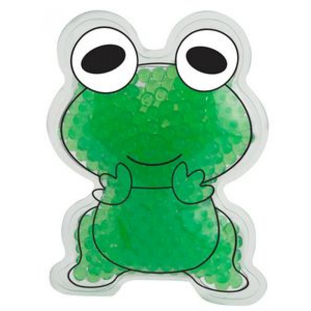 Frog Gel Beads Hot/Cold Pack with Logo