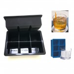6 Grid Various Logo Silicone Ice Molds with Logo