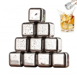 Custom Chill in Style with Reusable Stainless Steel Ice Cubes