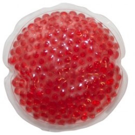 Logo Branded Small Circle Gel Beads Hot/Cold Pack  Logo Branded Small Circle Gel Beads Hot/Cold Pack
