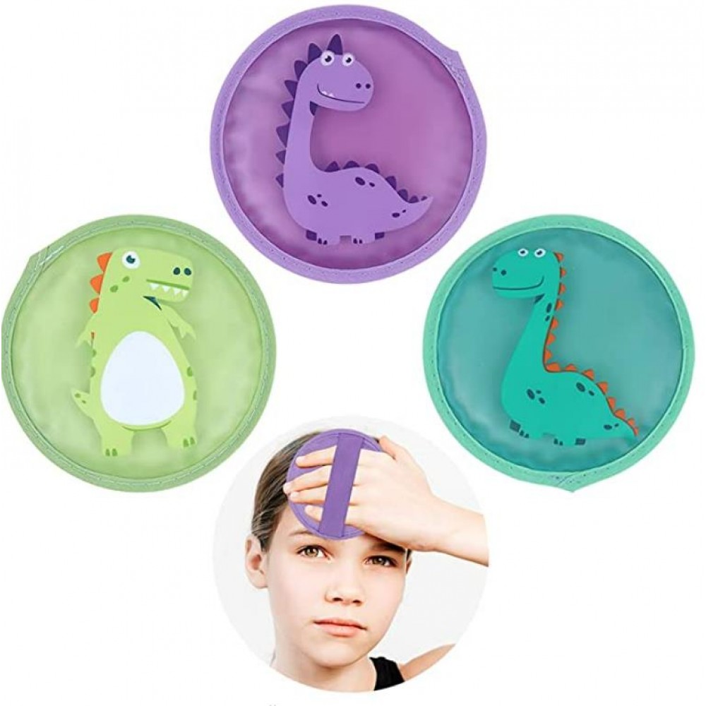Ice Pack Hot Cold Gel Ice Pack Toddler Ice Pack with Soft Backing and Strap for Bumps and Bruises with Logo