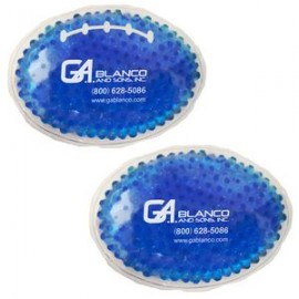 Customized Blue Football Hot/ Cold Pack with Gel Beads