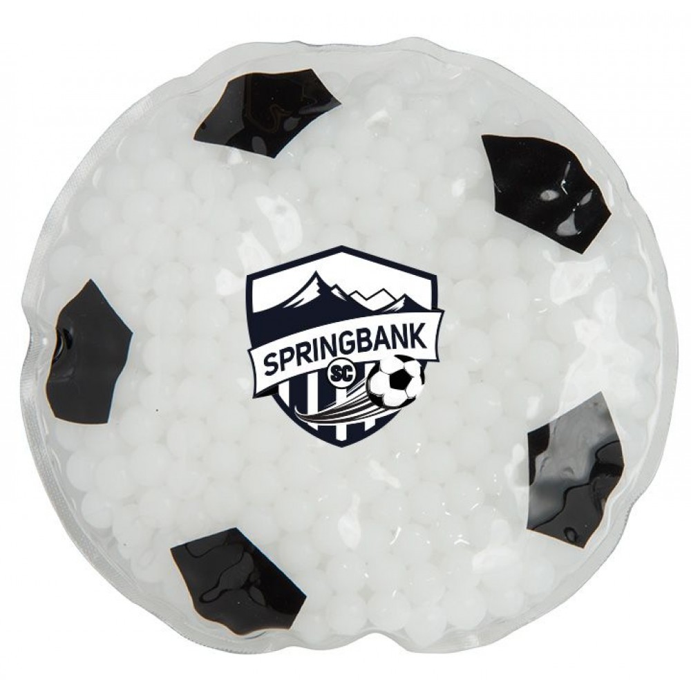 Personalized Hot/Cold Gel Bead Packs - Soccer Ball Personalized Hot/Cold Gel Bead Packs - Soccer Ball