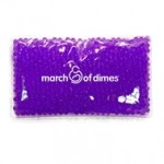 Logo Branded Gel Tekbeads Hot/Cold Pack Rectangle Shape
