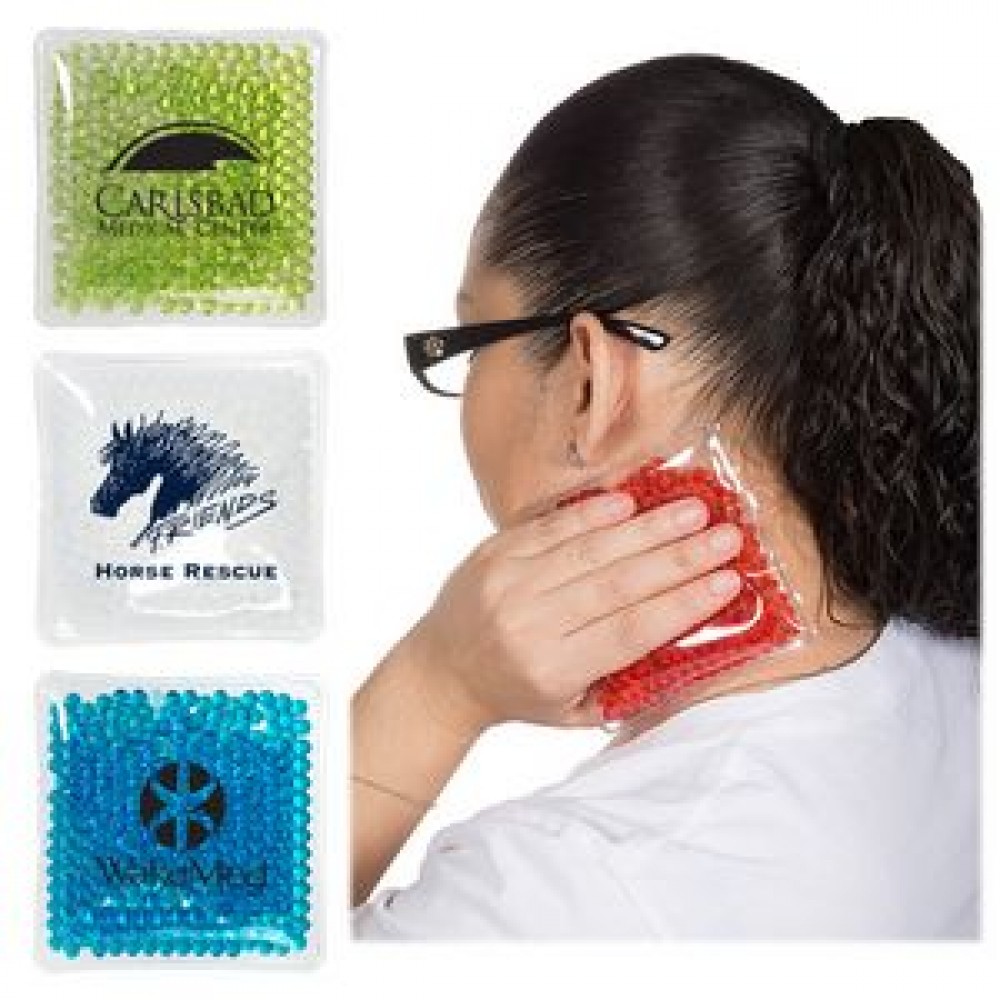 Custom Imprinted Square Hot/Cold Gel Pack