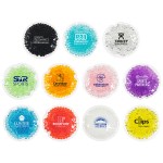 Mini Round Aqua Pearls Hot/Cold Pack with Logo