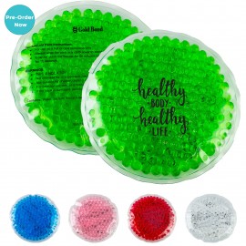 Glacier Small Round Gel Beads Hot/cold Pack with Logo