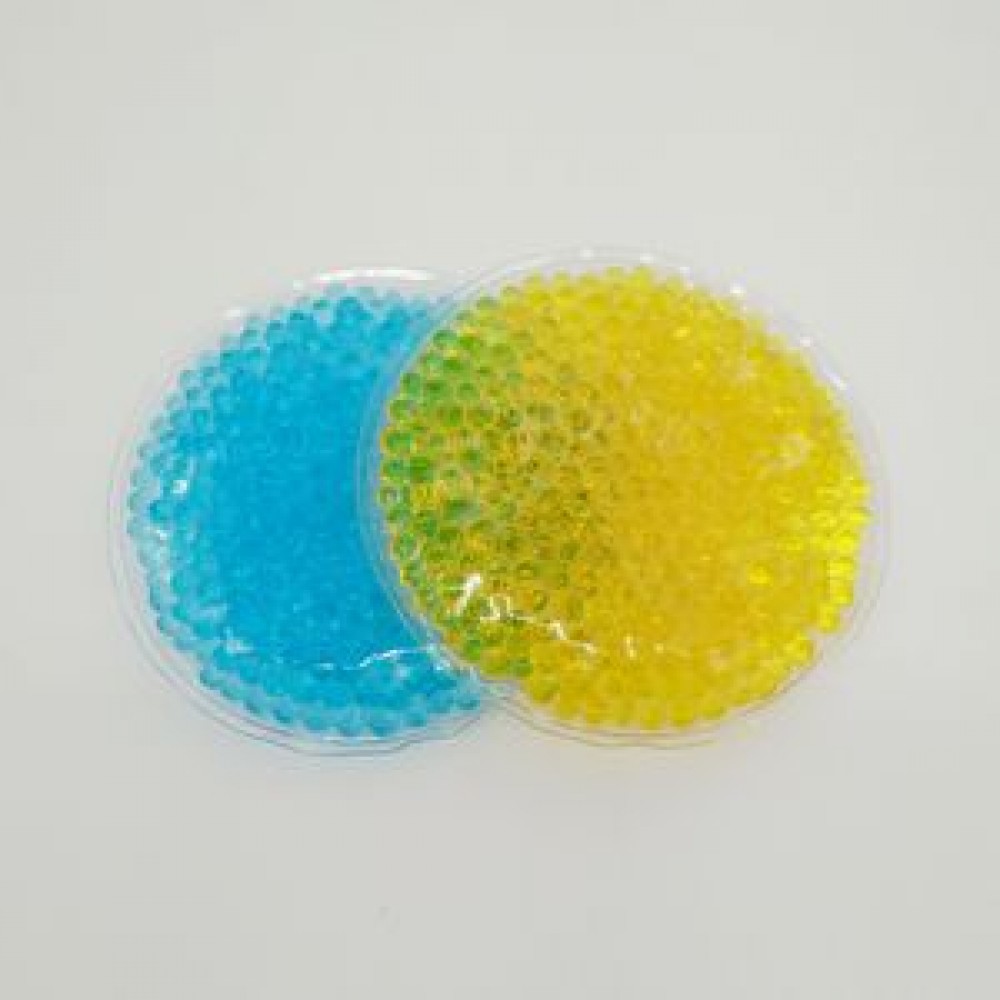 Round PVC Hot Cold Pain Relief Ice Pack/Gel Pearl Compress with Logo