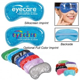 Plush Gel Beads Hot/Cold Eye mask with Logo