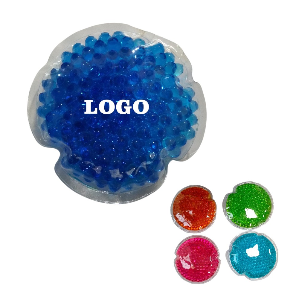 Personalized Physical Therapy Reusable Round Gel Beads Hot/Cold Pack