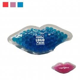 Lip Shape Gel Beads Hot/Cold Pack with Logo