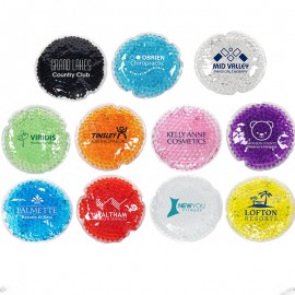 Custom Promotional Gel Beads Hot/Cold Pack Small Circle