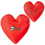 Promotional Heart Nylon Covered Gel Hot/Cold Pack