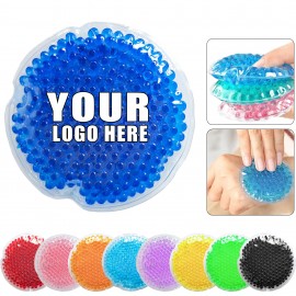 Logo Branded PVC Round Gel Bead Ice Pack