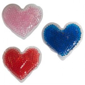 Heart Gel Beads Hot/Cold Pack with Logo
