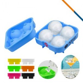 Fez Ice Ball Maker Blue with Logo  Fez Ice Ball Maker Blue with Logo