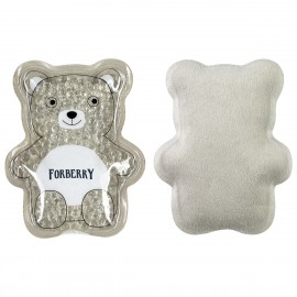 Customized Plush Bear Aqua Pearls Hot/Cold Pack